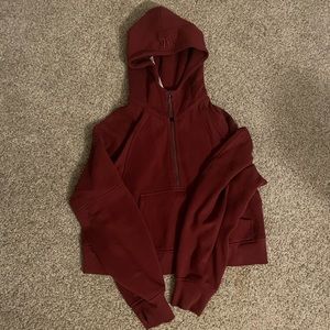 lululemon scuba oversized half zip